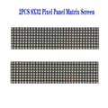 Miniatyrbillede 2 af 2: LED Matrix Panel, Fleksibelt Design, Individuelt Adresserbar, 2PCS 8X32