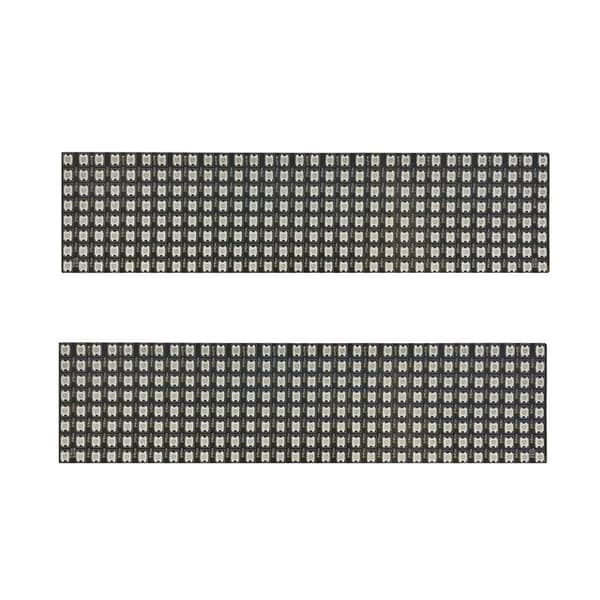 LED Matrix Panel, Fleksibelt Design, Individuelt Adresserbar, 2PCS 8X32