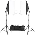 Pikkukuva 1 / 2: Valokuvausvalaisinpaketit, softbox-suunnittelu, ammattimaiset E27-valokuvalamput, 30W LED-lamput
