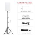 Miniatyrbillede 2 af 2: LED Video Fyldelampe, Justerbar Lysstyrke, Fjernbetjening,Ny 170 cm tripod
