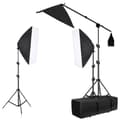 Miniatyrbillede 1 af 2: Softbox Belysningskit, Indeholder Flere Softboxes, Bærbar Transporttaske, Fleksible Lysstativer,SH-RGX-02-14SH-RGX-02-14