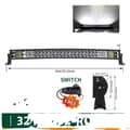 Miniatyrbillede 1 af 2: Offroad LED Lygtebar, Dobbelt Række, 6000K-6500K Farvetemperatur, IP68 Klassificeret,32tommer Buet