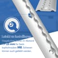 Miniatyrbild 4 av 9: 12 Aluminium Airline surrningsbanor Halvcirkelformad borrad surrningsbana Lastsäkring för lastbil