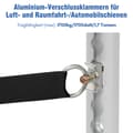 Miniatyrbild 7 av 9: 12 Aluminium Airline surrningsbanor Halvcirkelformad borrad surrningsbana Lastsäkring för lastbil