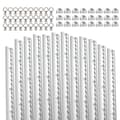 Miniatyrbild 1 av 9: 12 Aluminium Airline surrningsbanor Halvcirkelformad borrad surrningsbana Lastsäkring för lastbil