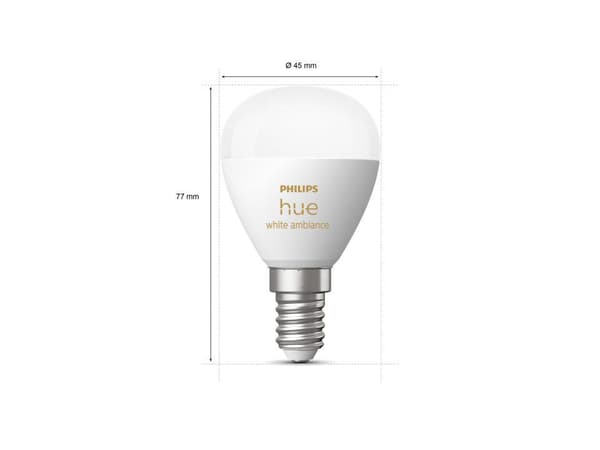 PHILIPS HUEWA 5.1W LUSTER E14 2P EU "000008719514491168" (timbru verde 0.90 lei)