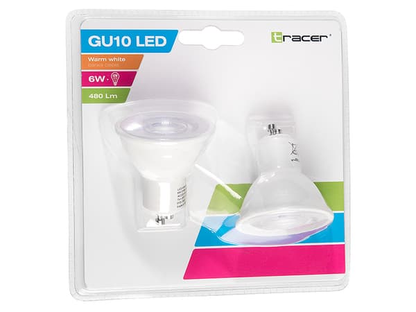 Żarówka LED E27 9W=60W ciepła jasna 3000K, 2 pack