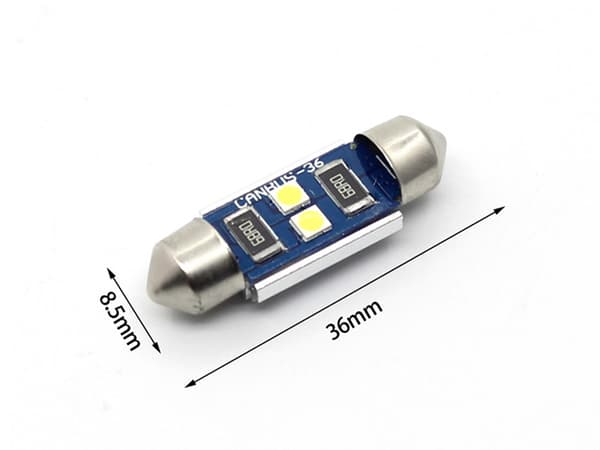 Canbus C5W 36mm spollampa led 6000K 36 mm 2-pack festoon