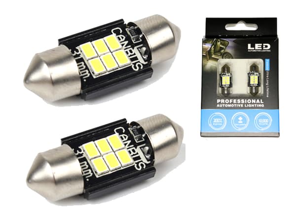 Canbus C5W 31mm spollampa Led 6000K 31 mm 2-pack festoon
