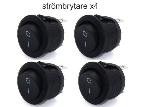 Strömbrytare 4-pack avbrytare av/på vaggströmställare