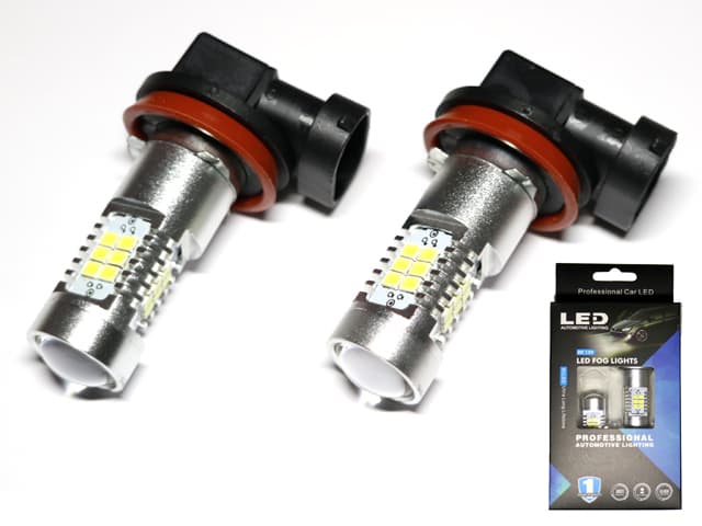 Dimljus H8 H9 H11 Led lampor 6000K 1000 lumen 12v