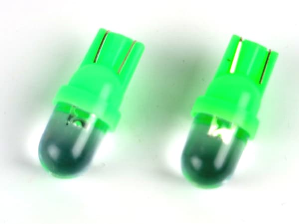 T10 w5w Led med 1st Flux-led 12000k chip 12v DC  2-pack