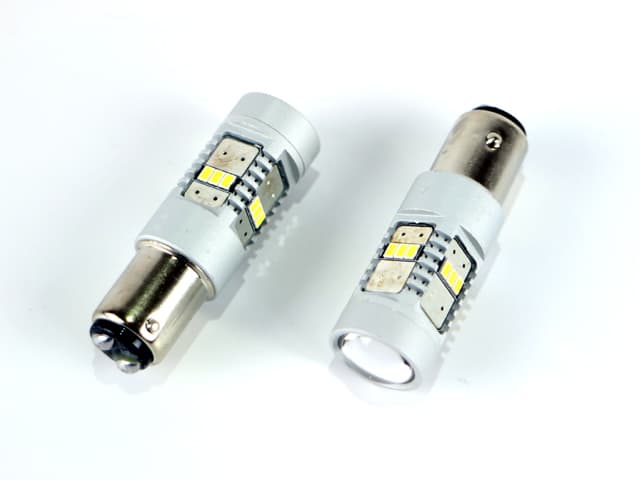 Bay15d p21/5w Led med 14st 3020smd chip 6000K 2-pack 12v 1157