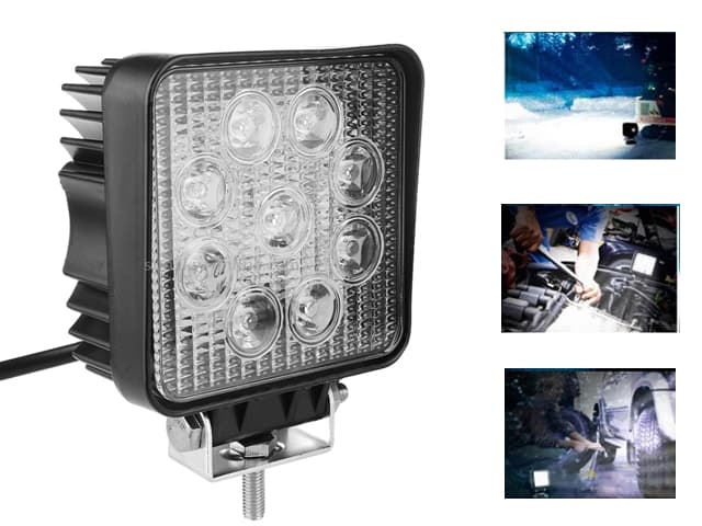 Led 27w arbetsljus - backljus 12 - 24V spot