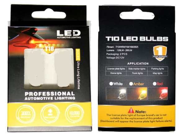 T15 W16W 921 912 906 backljus Led m 18st 3020smd chip 6000K 2st
