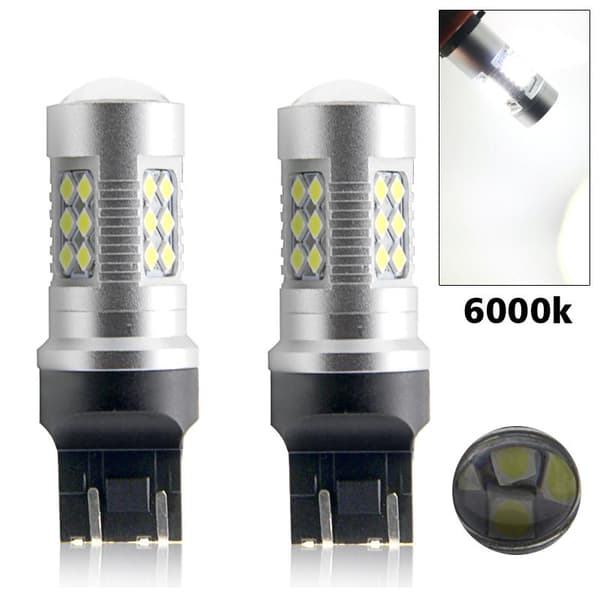 T20 7443 W21/5w Led 6000k 2-pack w3x16q w316q
