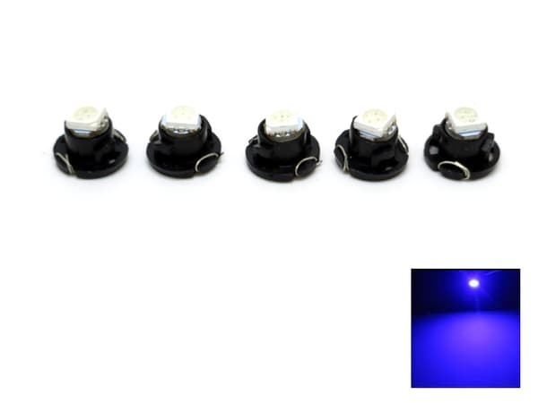 T4.7 T5 Neo Wedge 5-pack med led chip instrument belysning