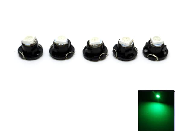 T4.7 T5 Neo Wedge 5-pack med led chip instrument belysning