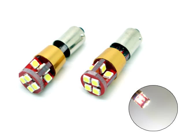 BA9S Canbus 6000k Led 2-pack T4W xenonlook 400 lumen