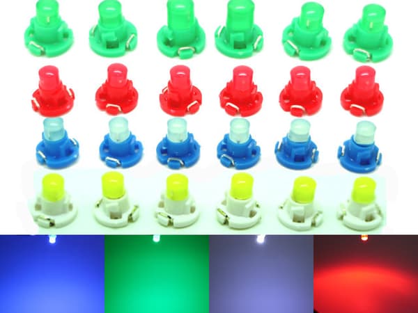 T4.2 T4 Neo Wedge 6-pack led lampor instrument belysning