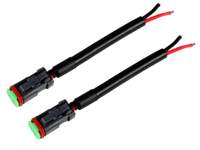 DT kontakt hane deutsch med kabel 10cm 2-pack