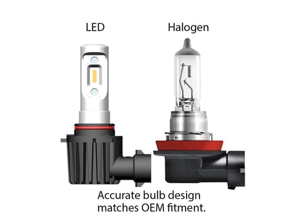 H8 H11 V9 PRO 1500 lumen dimljus led lampor  2-pack 12v led