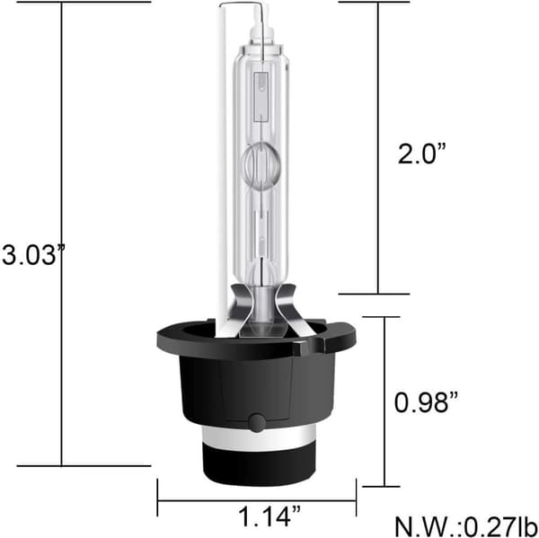 Xenon lamper, D2S 5000K, 2-pak