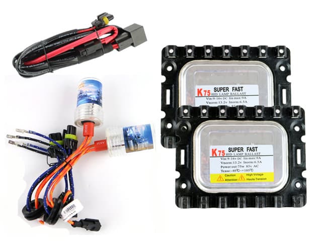 Super Fast 75W H3 5600K Xenon Kit HID speed start xenonkit