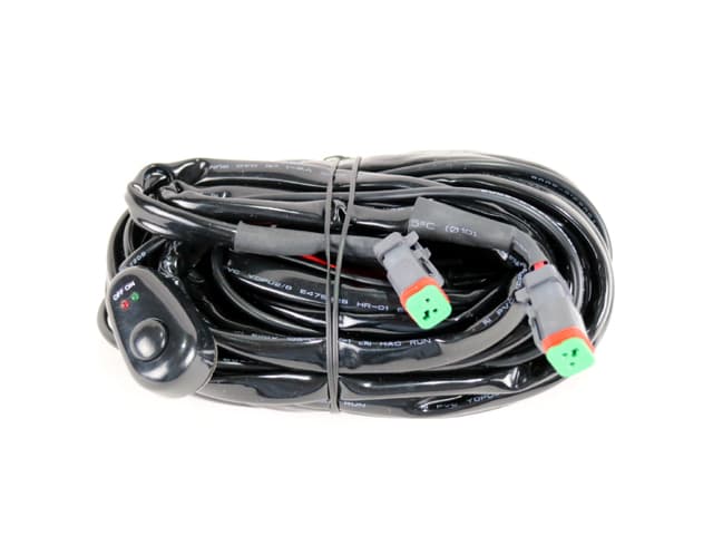 Led 12v 40A kabelsats reläkabel 2 extraljus arbetsljus ramp DT