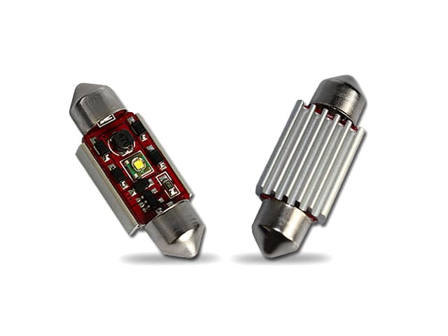 Spollampa C5W 39mm Canbus Led med 1st Cree 3w chip 6000K 2-pack