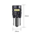 Miniatyrbild 3 av 4: BAX9S Canbus 6000k Led 2-pack H6W xenonlook 140 lumen