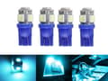 Miniatyrbild 3 av 11: T10 w5w 4-pack Led lampor med 5st 5050SMD chip 12v DC