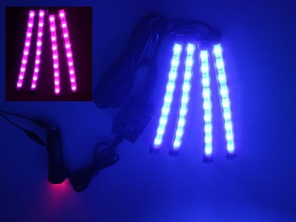 Led pimpkit med App-kontroll styling set med 4 ledstrips