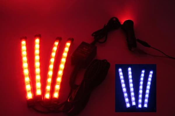 Led pimpkit med App-kontroll styling set med 4 ledstrips