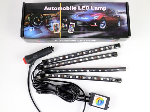 Led pimpkit med App-kontroll styling set med 4 ledstrips