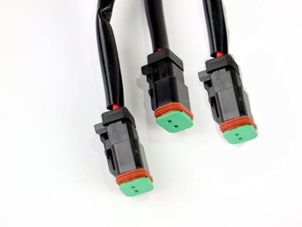 Kabelsats 80A reläkabel strömkabel arbetsljus ledramp 3x DT