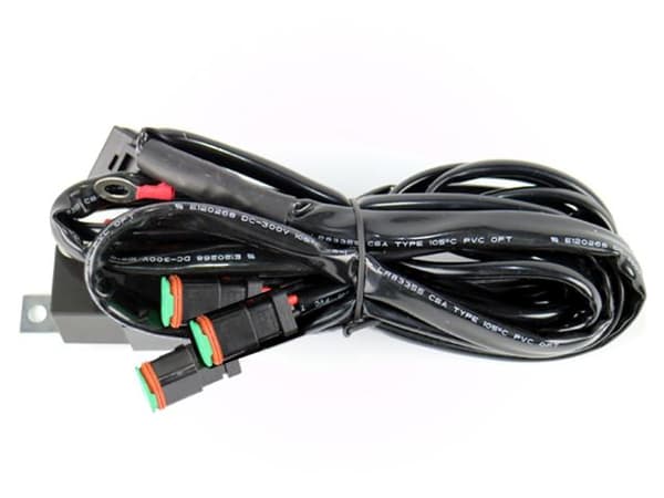 Kabelsats 80A reläkabel strömkabel arbetsljus ledramp 3x DT