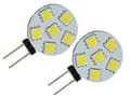 Miniatyrbild 1 av 3: G4 0,7w 3200k varmvit Led lampor husvagn husbil båt 2-pack