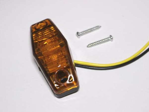 Markeringsljus position orange ledlampor  2-pack 12v 24v led