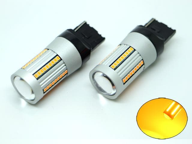 T20 7440 gul blinkers Canbus led lampor 12v 24v wy21w w21w