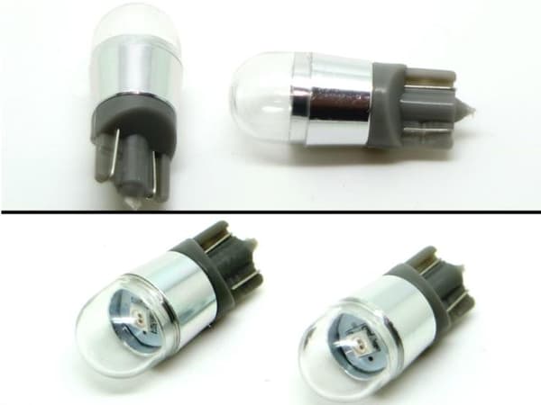 t10 w5w röd 4-pack Led lampor med 1st 3030smd chip