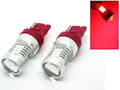 Miniatyrbild 1 av 7: T20 7440 w21w Röd Led med 21st 2835smd ledchip 2-pack w3x16d