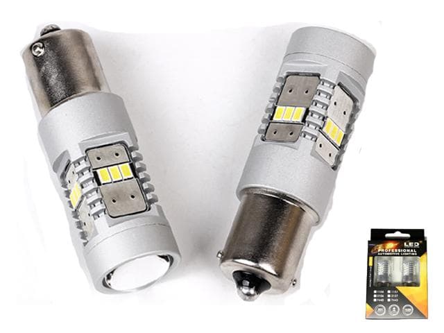 Bau15s Canbus 1156 Led m. 14st 3020smd backljus 2-pack