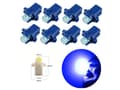 Miniatyrbild 2 av 3: B8,3D blåa Ledlampor med 1st COB ledchip 8-pack instrumentlampa