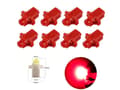 Miniatyrbild 3 av 3: B8,3D röda Ledlampor med 1st COB ledchip 8-pack instrumentlampa