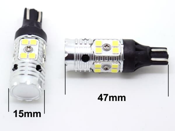 T15 W16W 921 912 906 backljus Led 1900 lumen 6000K 2st