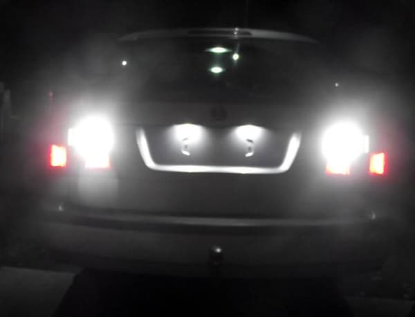 T15 W16W 921 912 906 backljus Led 1900 lumen 6000K 2st
