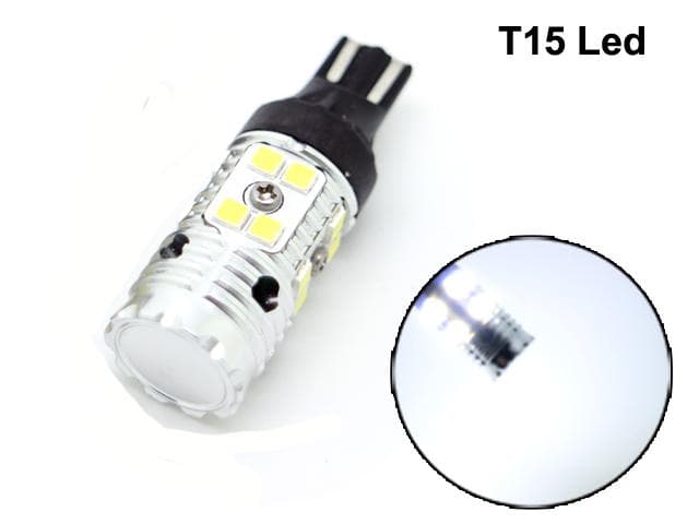 T15 W16W 921 912 906 backljus Led 1900 lumen 6000K 1st