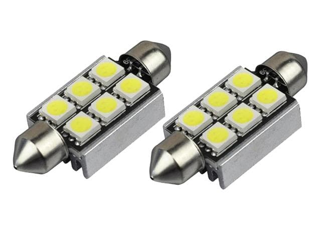 Spollampa 36mm Canbus Led 5050SMD 6000K 2-pack C5W SV8.5