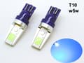 Miniatyrbild 1 av 5: T10 w5w isblå Led lampor Canbus m. COB chip 2-pack